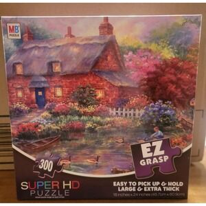MB 300 Piece Jigsaw Puzzle 38355 Rosanne Kaloustian 18x24 2013 EZ Grasp Super HD